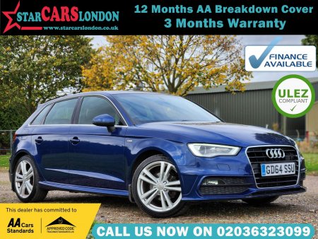 AUDI A3 1.4 TFSI S line Sportback S Tronic Euro 6 (s/s) 5dr